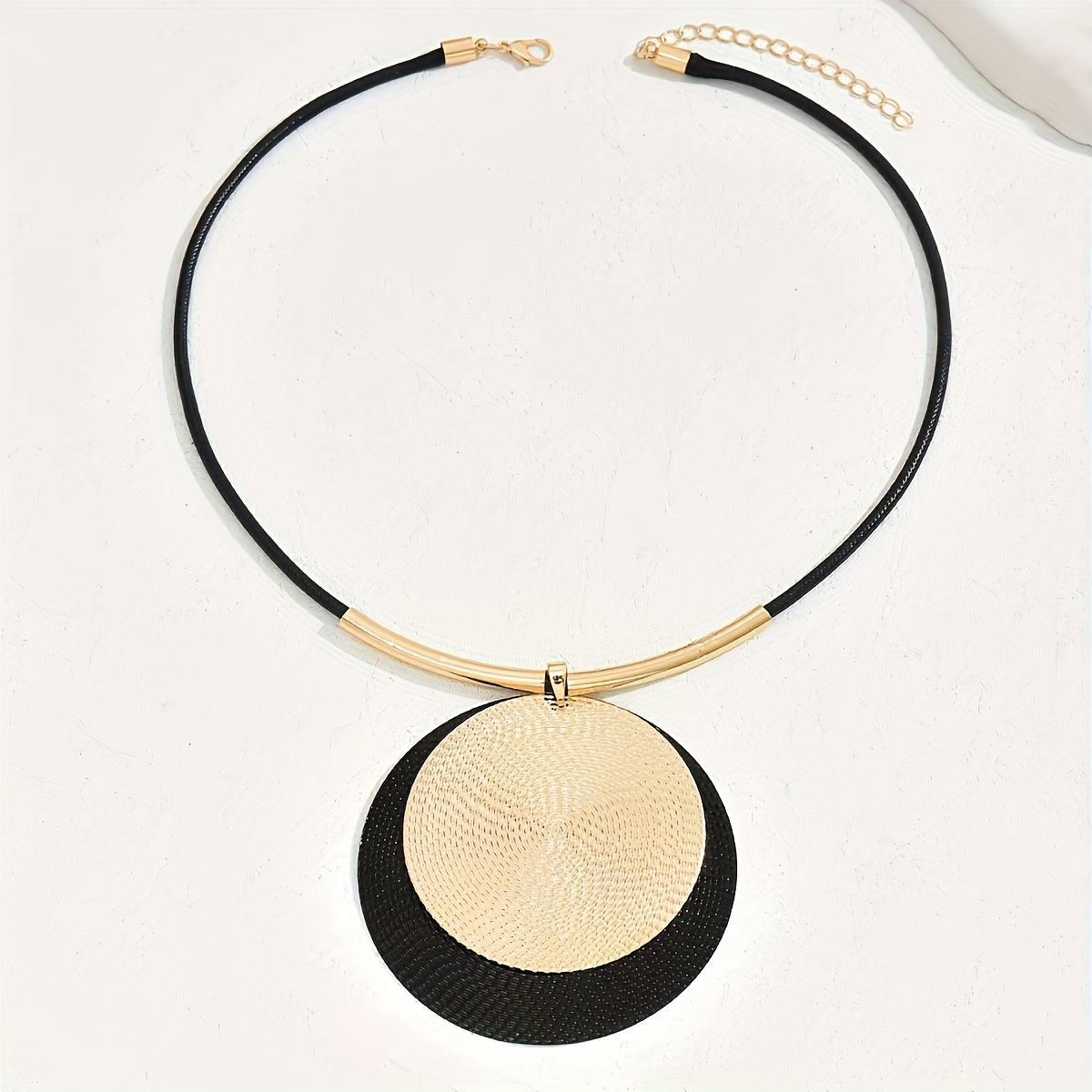 Boho Geometric Pendant Necklace Polyester Fiber Daily Wear